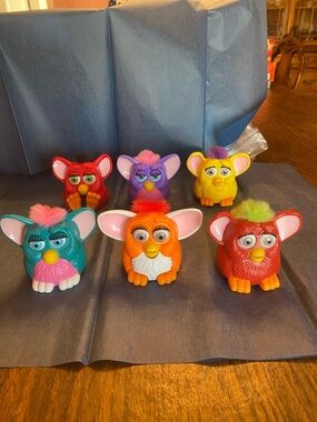 6 Furby Happy Meal McDonald’s Vintage toys